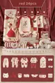 red 24pcs