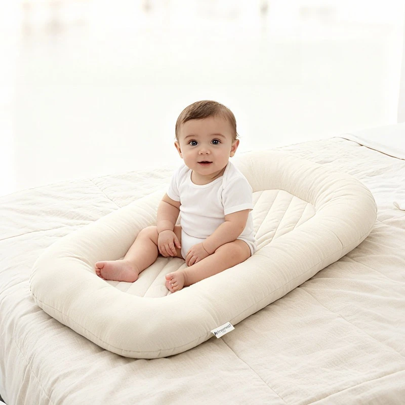 Cama de bebé Amazon, cama biónica de útero, cama antipresión agradable para la piel, cojín de asiento reclinable medio, juego relajante para recién nacido - imagen 2