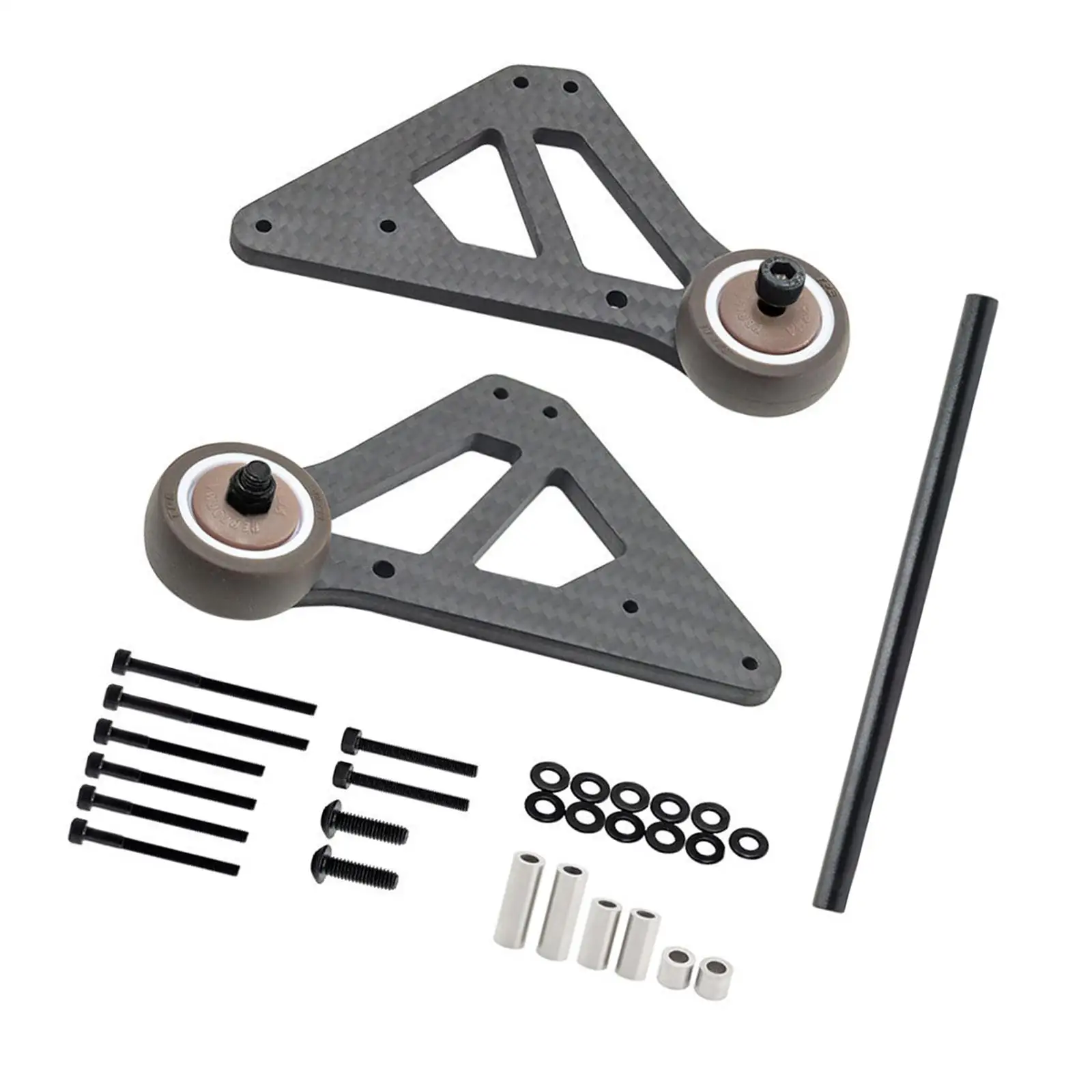 1:7 Scale RC Car Heads Wheel Upgrades Professional Easy to Install Carbon Fiber