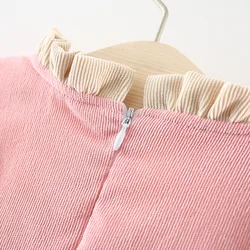 Vestido de Invierno con Lazo para Recién Nacida Princesa