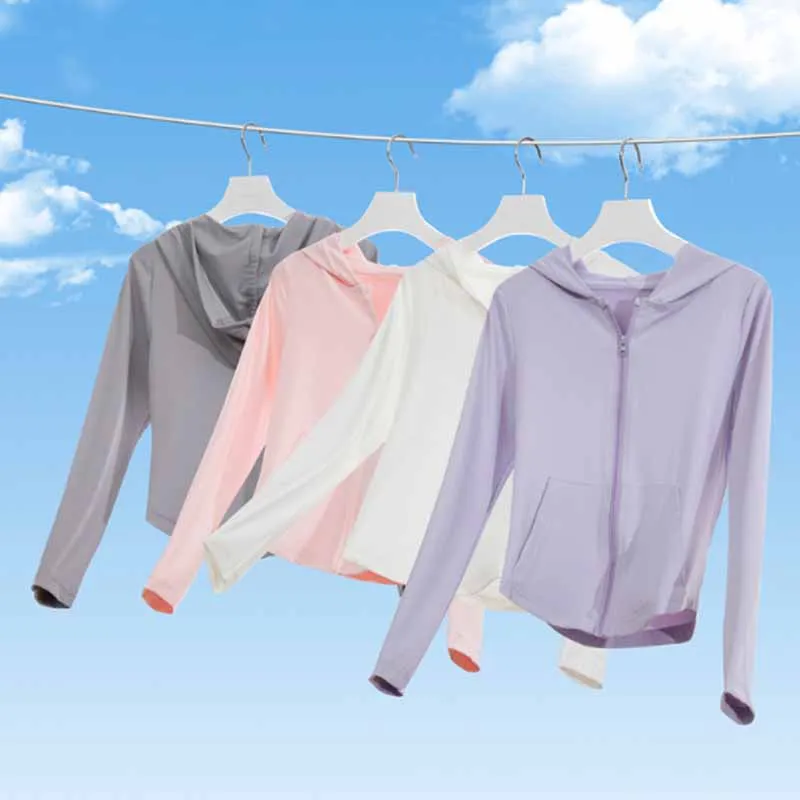 Chaqueta protección solar para niñas – Ligera, fresca y transpirable