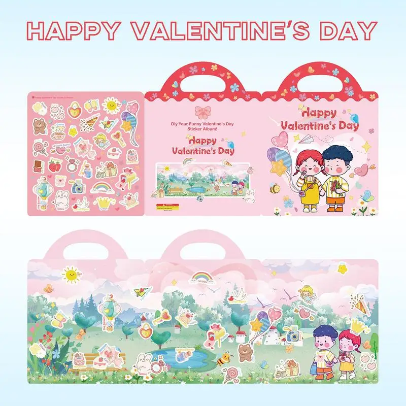 Libro de pegatinas preescolares, libro de actividades de dibujos animados, actividades de aprendizaje preescolar, juguetes educativos, materiales de aprendizaje para niños y niñas - imagen 4