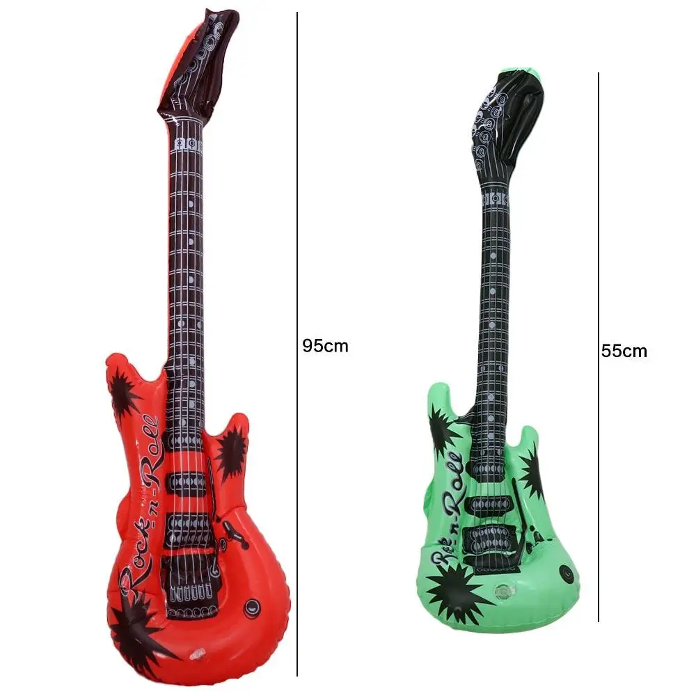 Globo de guitarra inflable musical de PVC para niños – color creativo - imagen 5