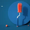 Crank Brush-Blue