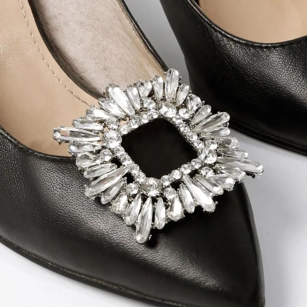 Clips decorativos para zapatos de fiesta – Hebillas brillantes para niños - imagen 4