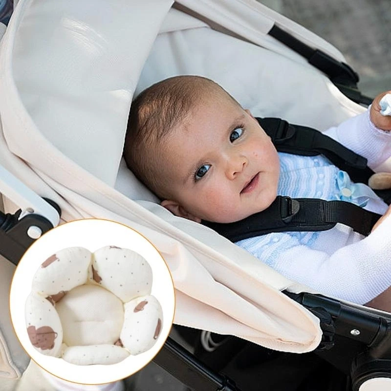 Almohada portátil para asiento Coche infantil M76C, cojín para reposacabezas que ofrece soporte integral - imagen 5
