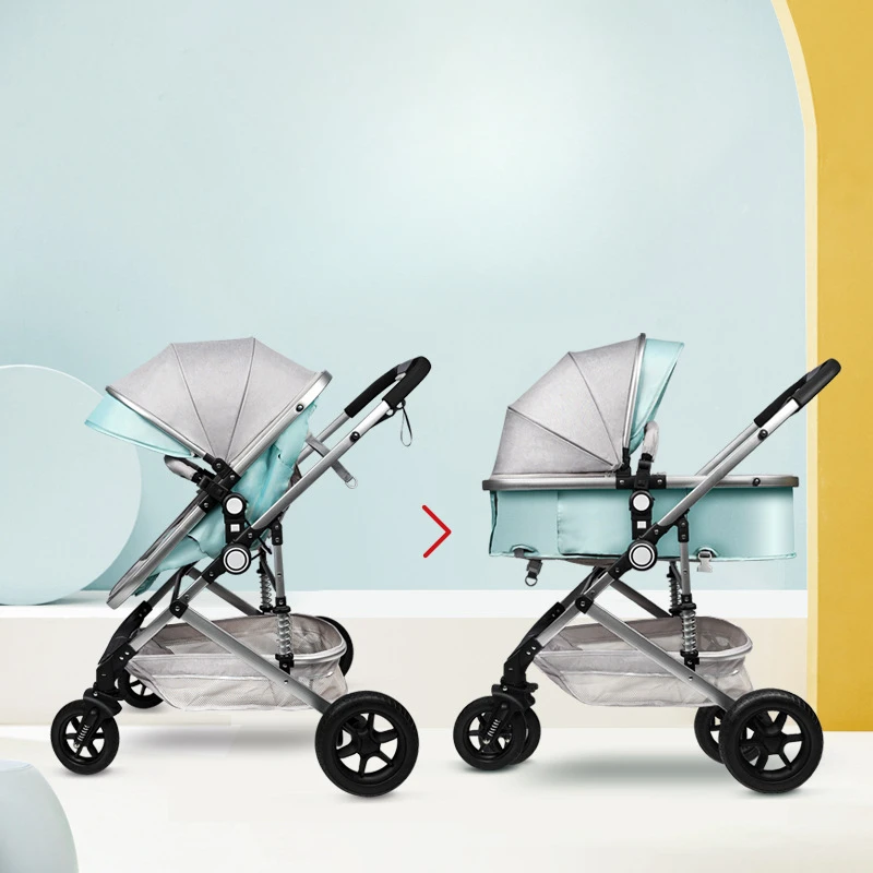 Cochecito de bebé convertible con capazo XL y ruedas todoterreno - imagen 5