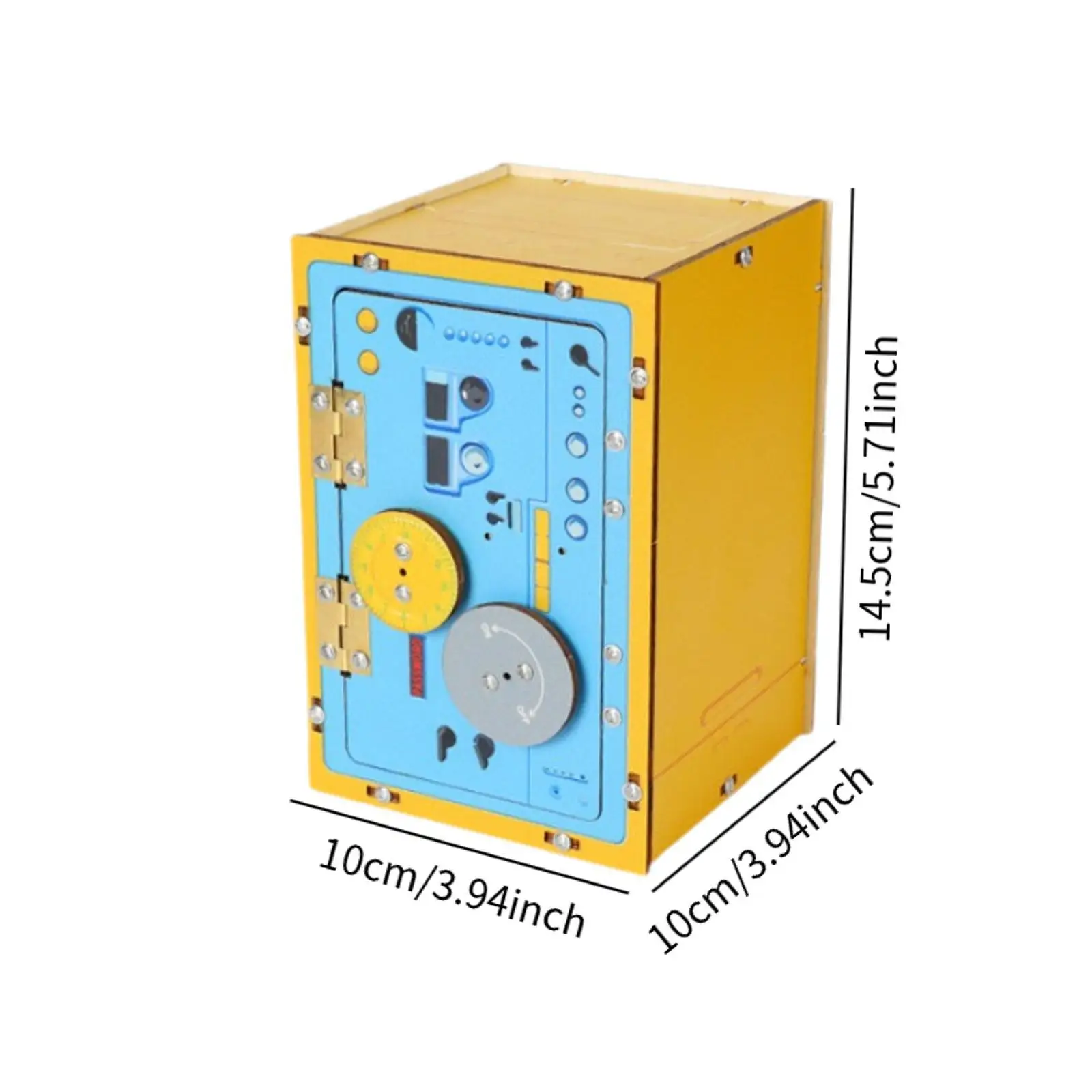 Mechanical Password Box Developing Toy Handmade Craft DIY Science Experiment