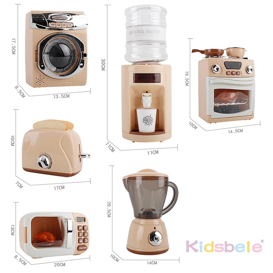 Cocina infantil con electrodomésticos simulados – Juguete educativo - imagen 5