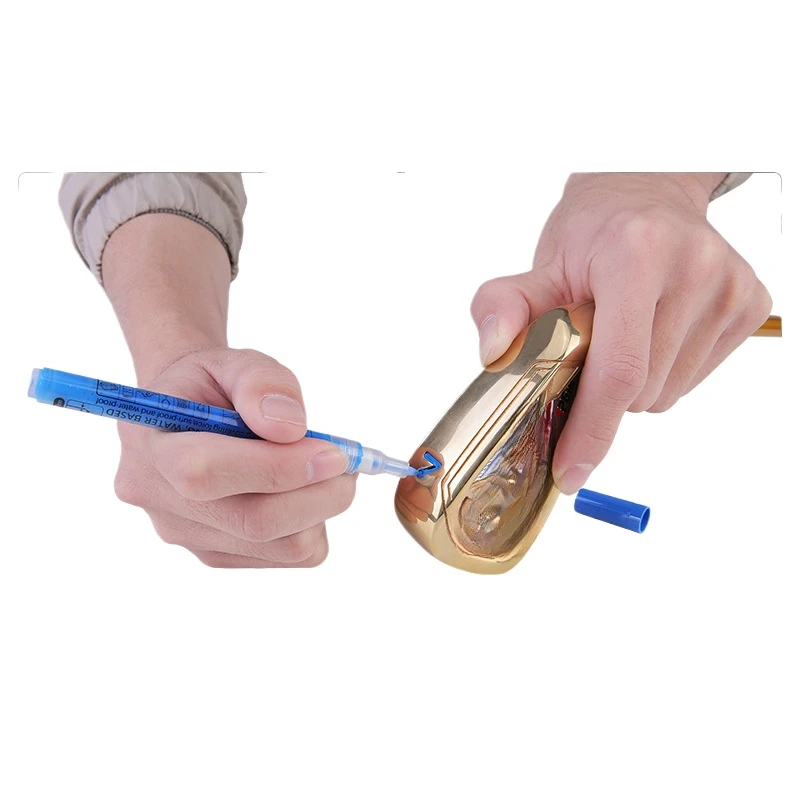 Bolígrafo que cambia de Color para palos de Golf, bolígrafo de tinta acrílica con fuerte protector solar, resistente al agua y que cubre el poder para madera, lona, piedra y roca, 1 ud. - imagen 4