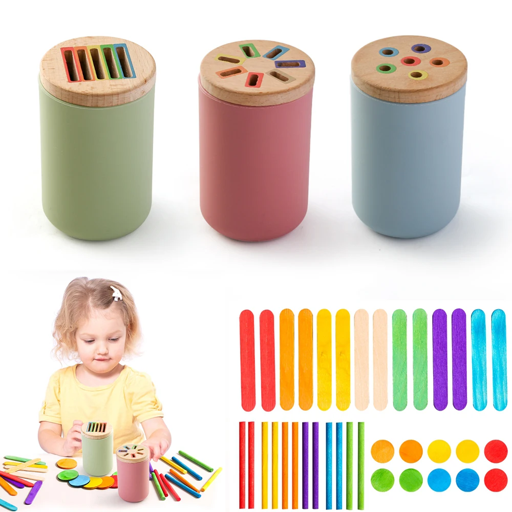 Cubo Montessori de silicona educativo para bebés 2 años - imagen 4