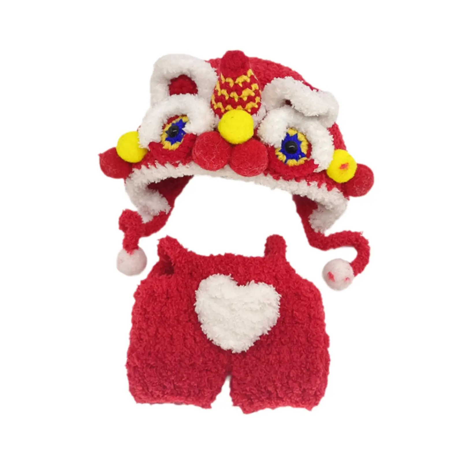 Plush Doll Clothes Doll Clothing Photo Props DIY Doll Toy Decoration Fashion Soft Doll Outifits Costumes for 5.91inch Doll