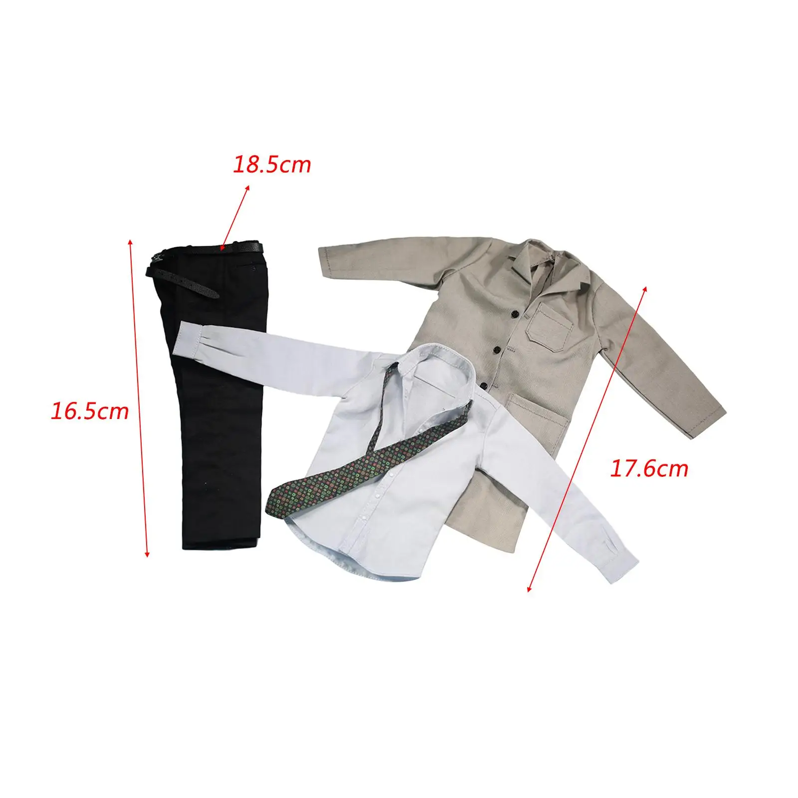 1/6 Scale Male Figure Doll Clothes Jacket Shirt Pants Stylish Outfit Action Figures Clothes for 12 inch Action Figures Accessory