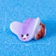 10pcs Purple Fish
