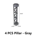 4PCS Pillar Gray