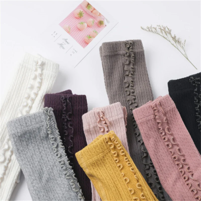 Medias para niños para niñas, Otoño Invierno, pantimedias tejidas para niñas, mallas cálidas, moda para chicas ajustadas de 0 a 6 años - imagen 5