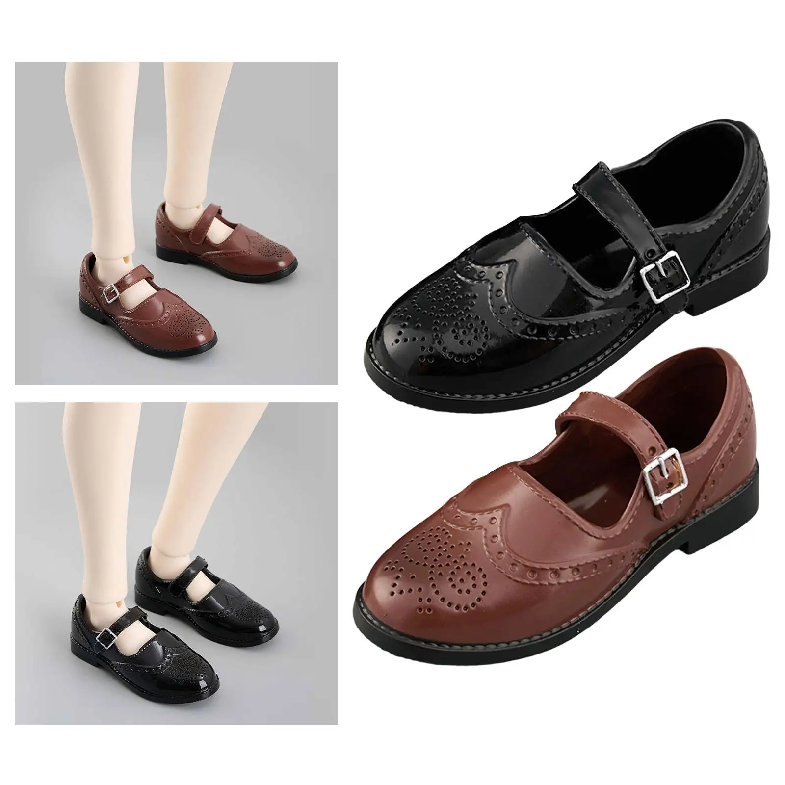 Chaussures de poupée à échelle 1/4, tenue légère, tenue décontractée de remplacement pour hommes et femmes, accessoires de Costume pour l'artisanat - imagen 4