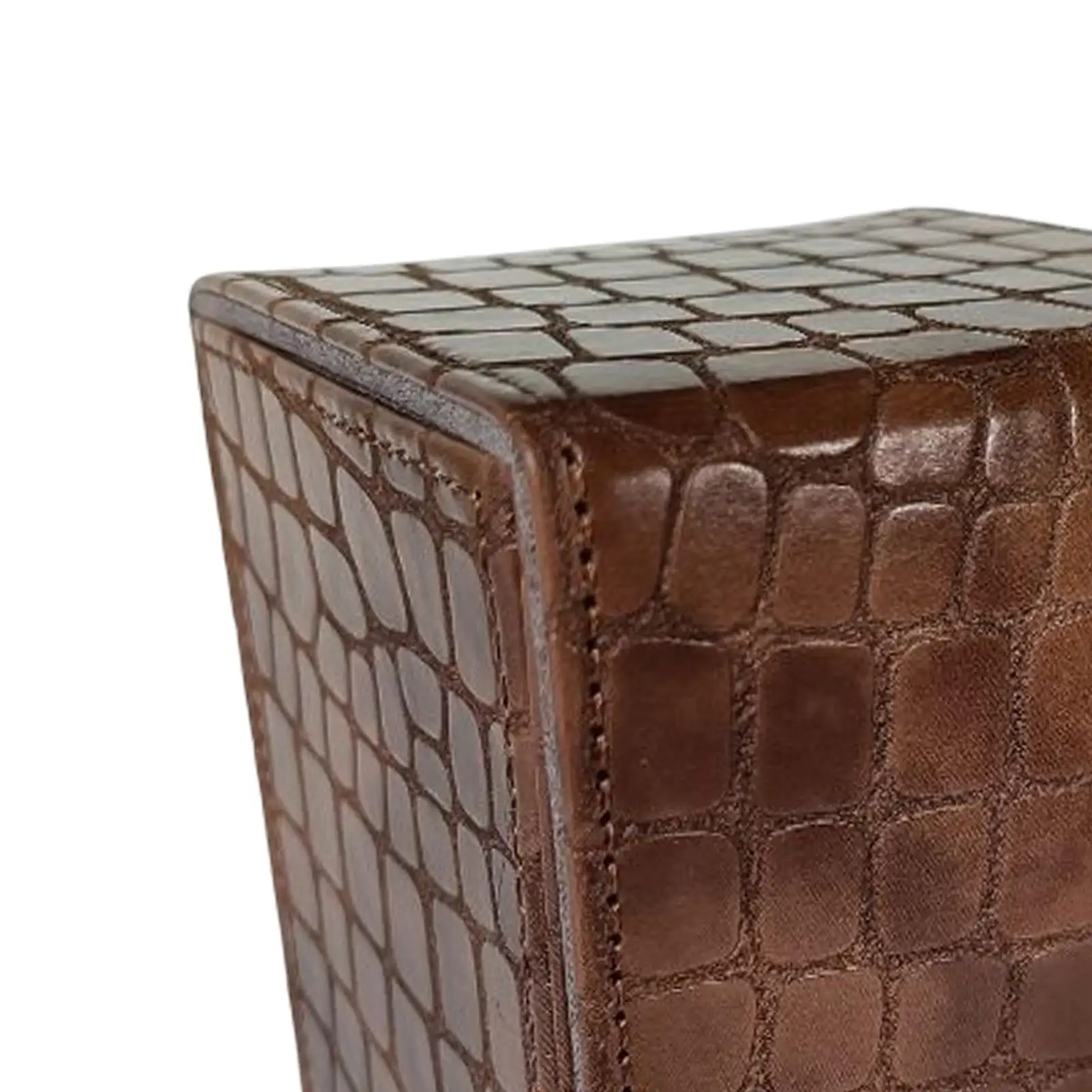 Card Deck Box, Card Box Organizer PU Leather Deck Storage Box Deck Case for