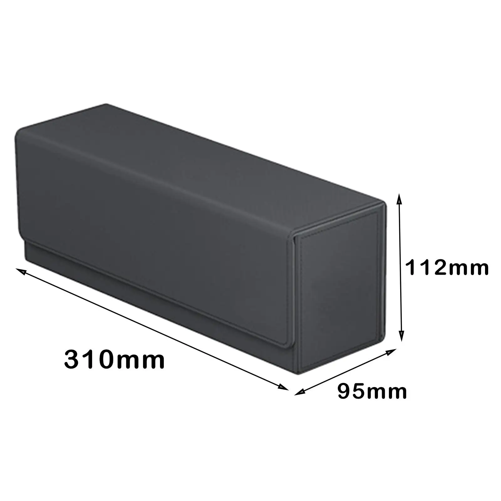 2 Box Trading Cards Card Case for 400 Cards Storage Case PU Leather