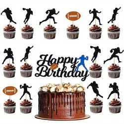 Adorno rugby pastel para tarta infantil