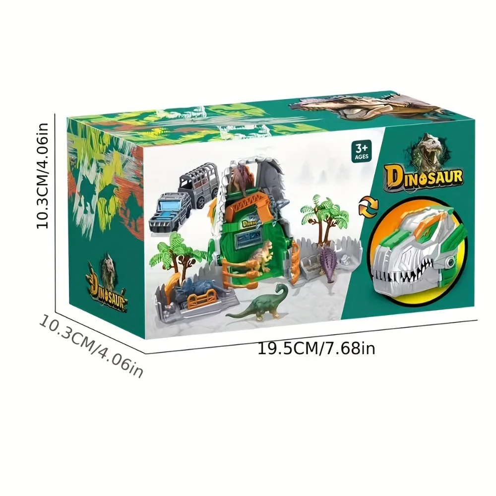 Jurassic Park Dino Juguete educativo con figuras dinosaurio y camión - imagen 2