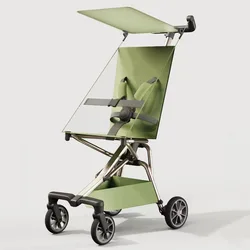 Cochecito bebé plegable con un botón