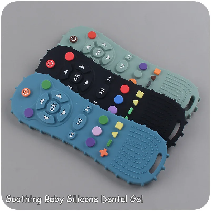 Mordedor de silicona con mando para aliviar la dentición del bebé - imagen 2