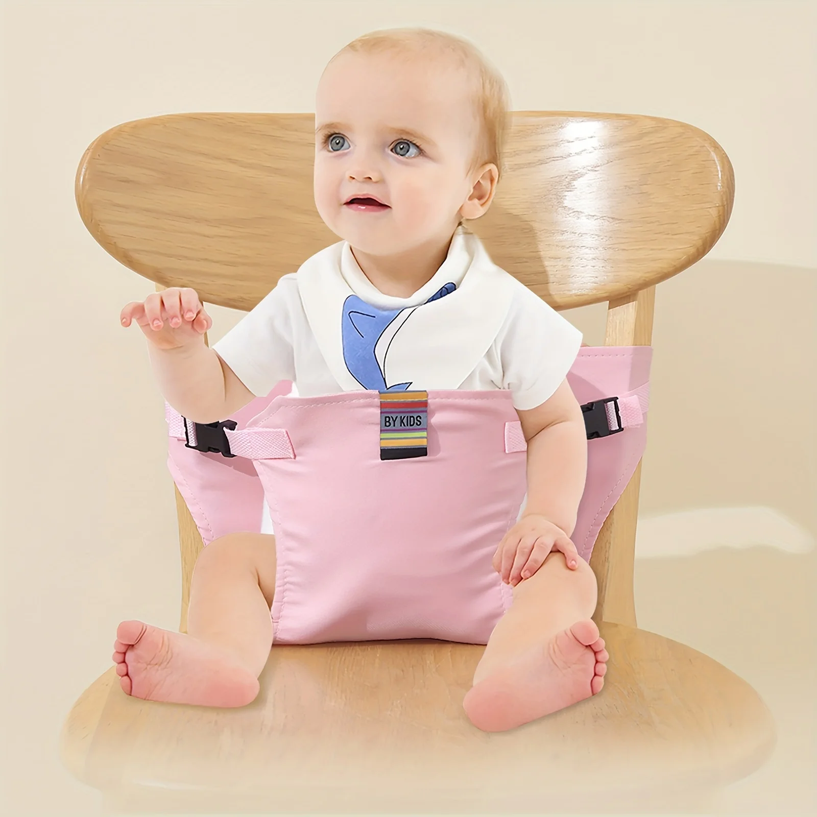 1 pieza de cinturón de comedor para bebé, asiento portátil para niños, cinturón de seguridad Universal para silla de comedor, cinturón de seguridad portátil para salir - imagen 4