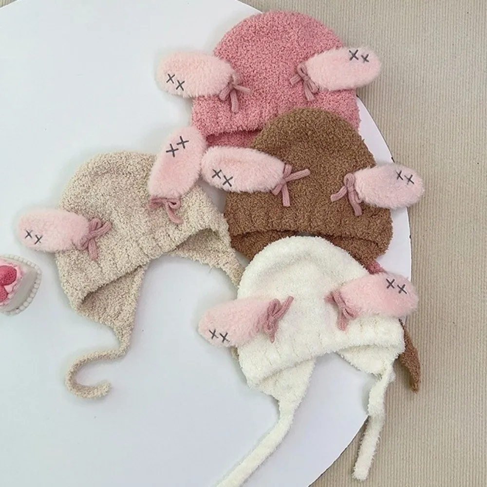 Gorro con protección para los oídos creativo a prueba de frío, gorro térmico cómodo para niños, gorro cálido para niños, ciclismo al aire libre - imagen 5