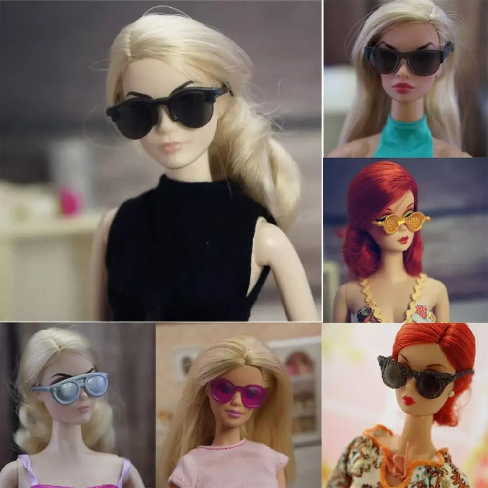 Regalo de plástico, gafas bonitas, accesorios de moda, collares, joyería de corona, ropa informal, regalo de varios estilos para 30cm para 1/6 - imagen 2