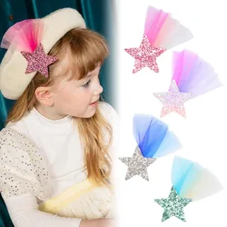 Meteor Horquillas para niñas - Encaje princesa con clip borde estrella