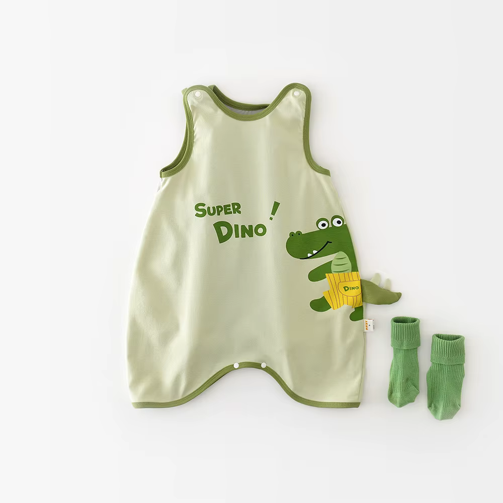MILANCEL Pelele de verano para bebé – Diseño cocodrilo