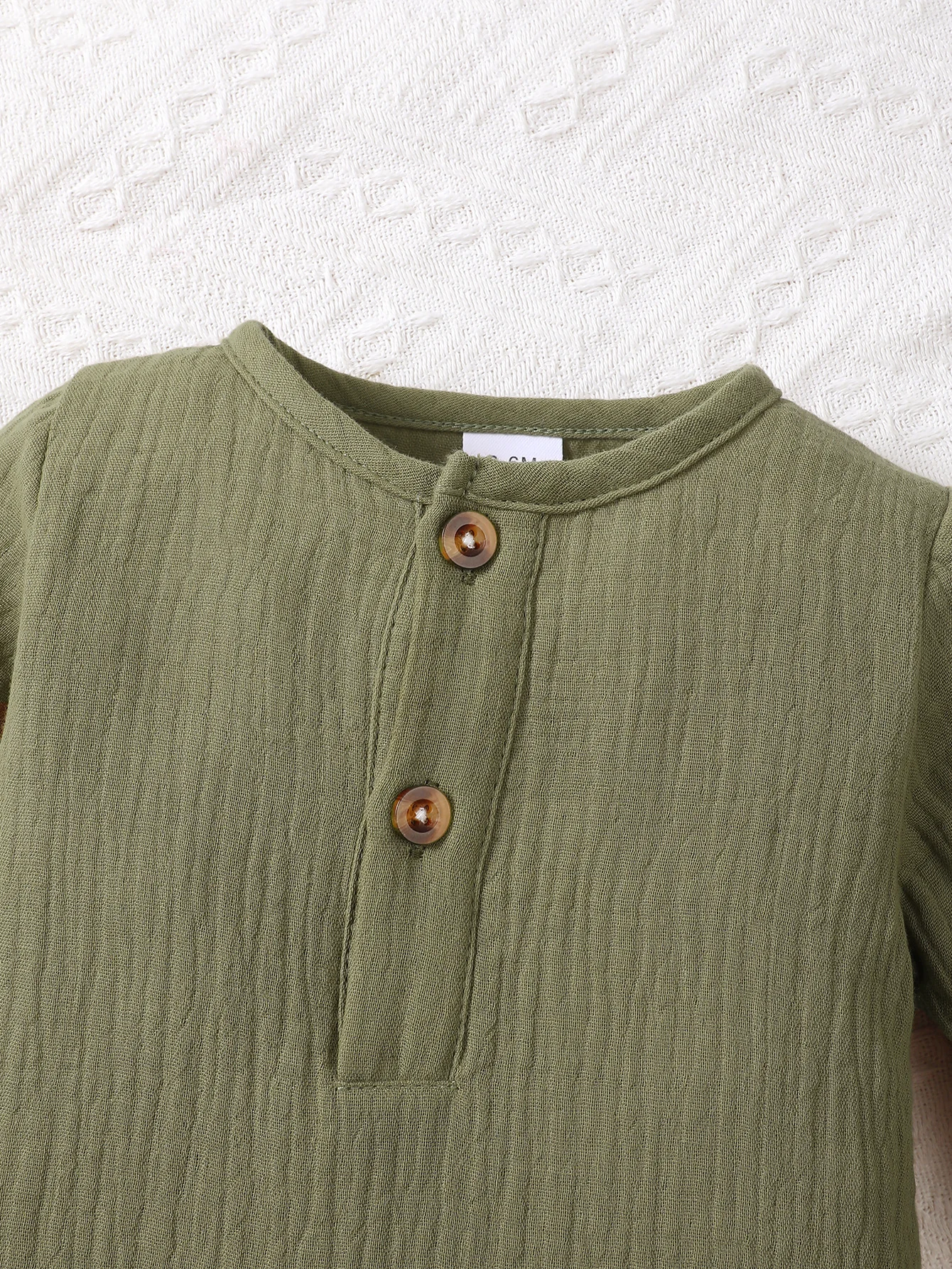 Pelele de algodón para bebé recién nacido, mono de manga larga y sombrero, 2 piezas, primavera y otoño, body diario para niños pequeños de 1 a 18 meses - imagen 3