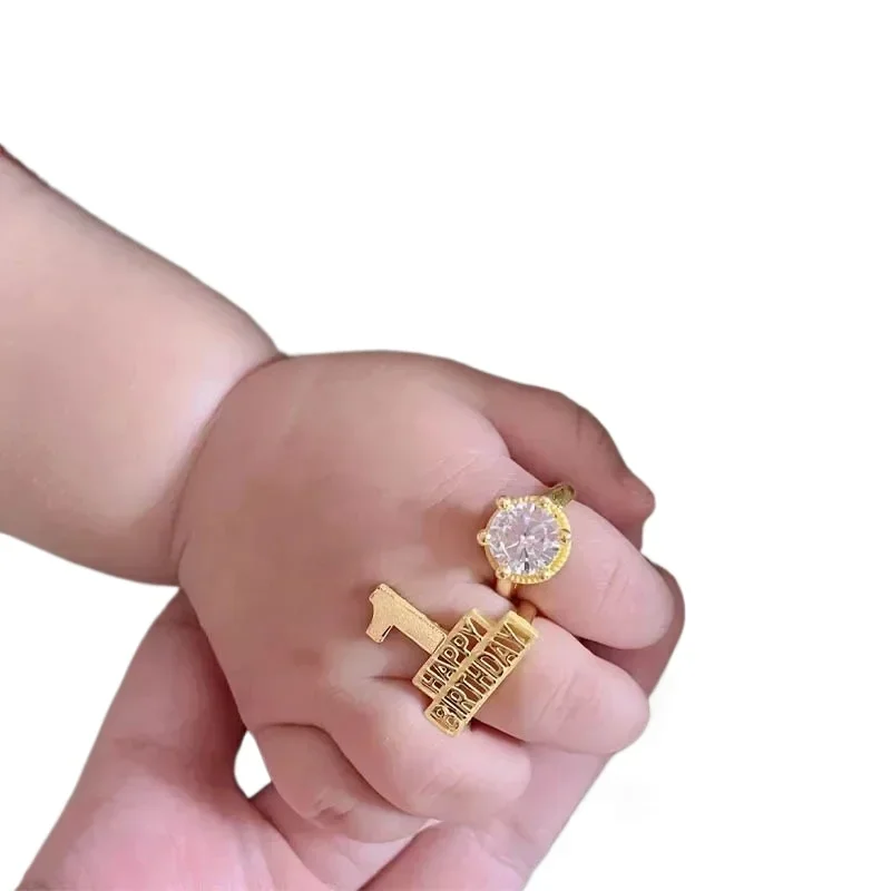 Anillo para bebé con caja de fotos del primer cumpleaños - imagen 2