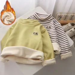 Suéter acolchado grueso infantil – Prenda exterior cálida de algodón