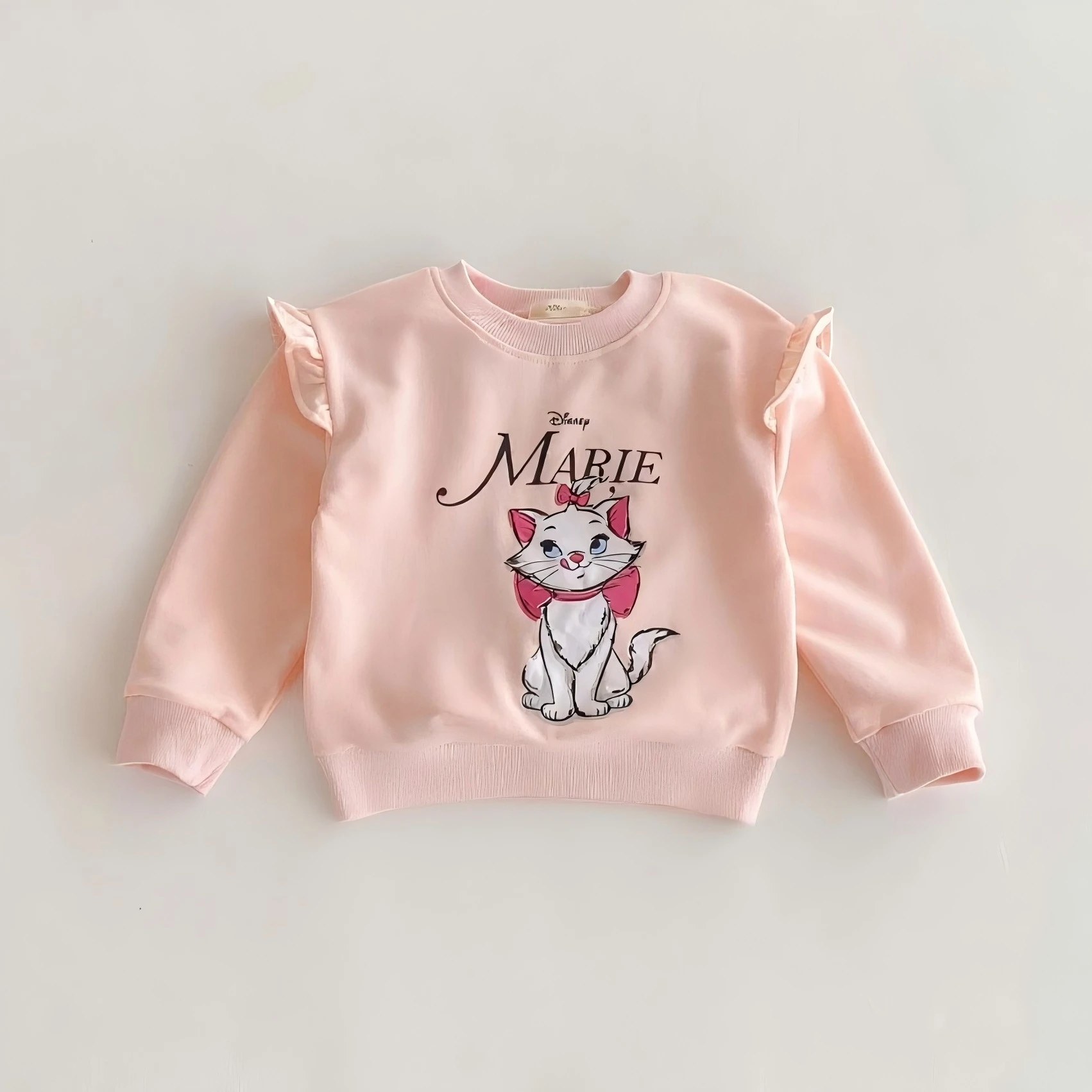 Ropa de otoño para niña, Sudadera con capucha de manga larga de dibujos animados de Disney, jersey de cuello redondo, Tops, ropa para niños, sudaderas bonitas para niños - imagen 4