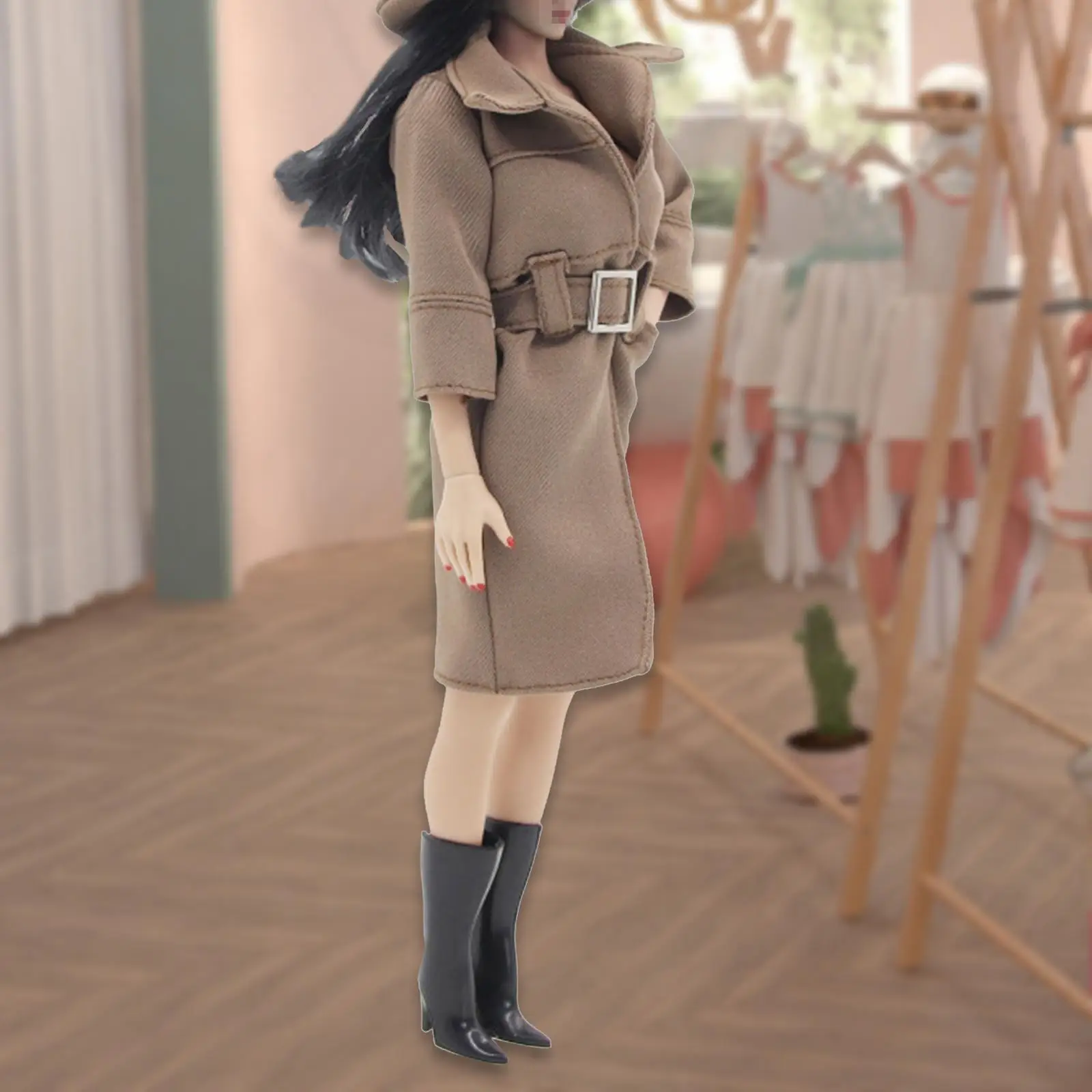1/6 Scale Female Clothes Scene Photo Prop Pretend Play Toy Body Dolls Cosplay
