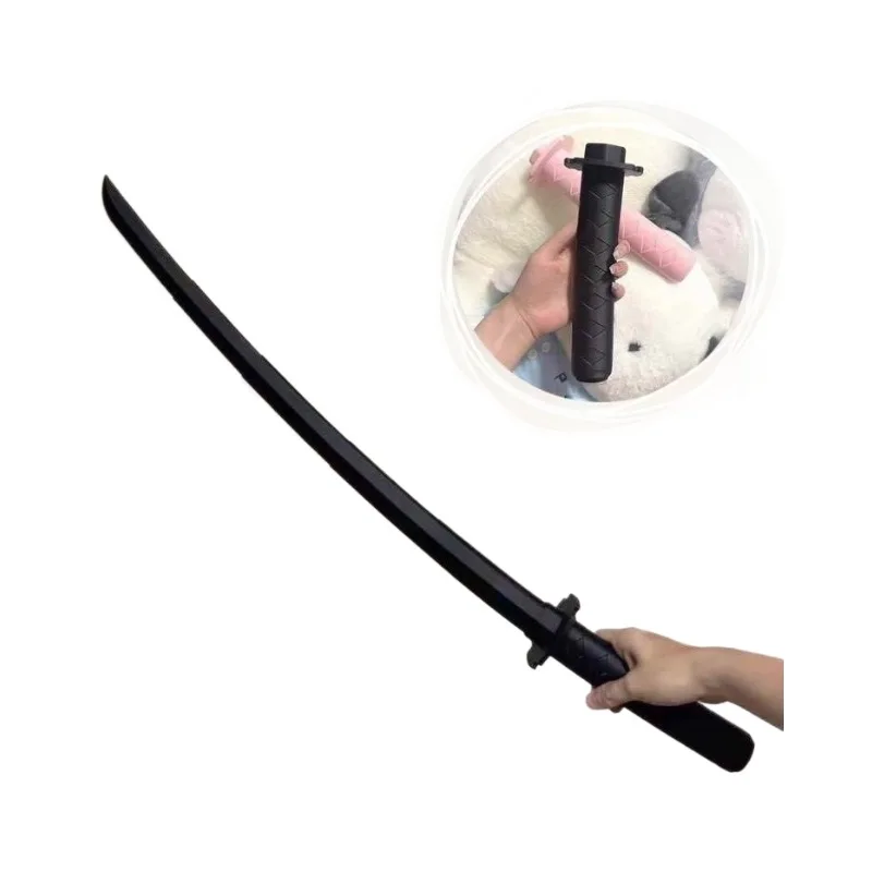 3/1 Uds. Cuchillo de gravedad 3D Katana estirable Cos descompresión creativo retráctil juguetes impresos 3D espada de gravedad regalos para un amigo - imagen 5