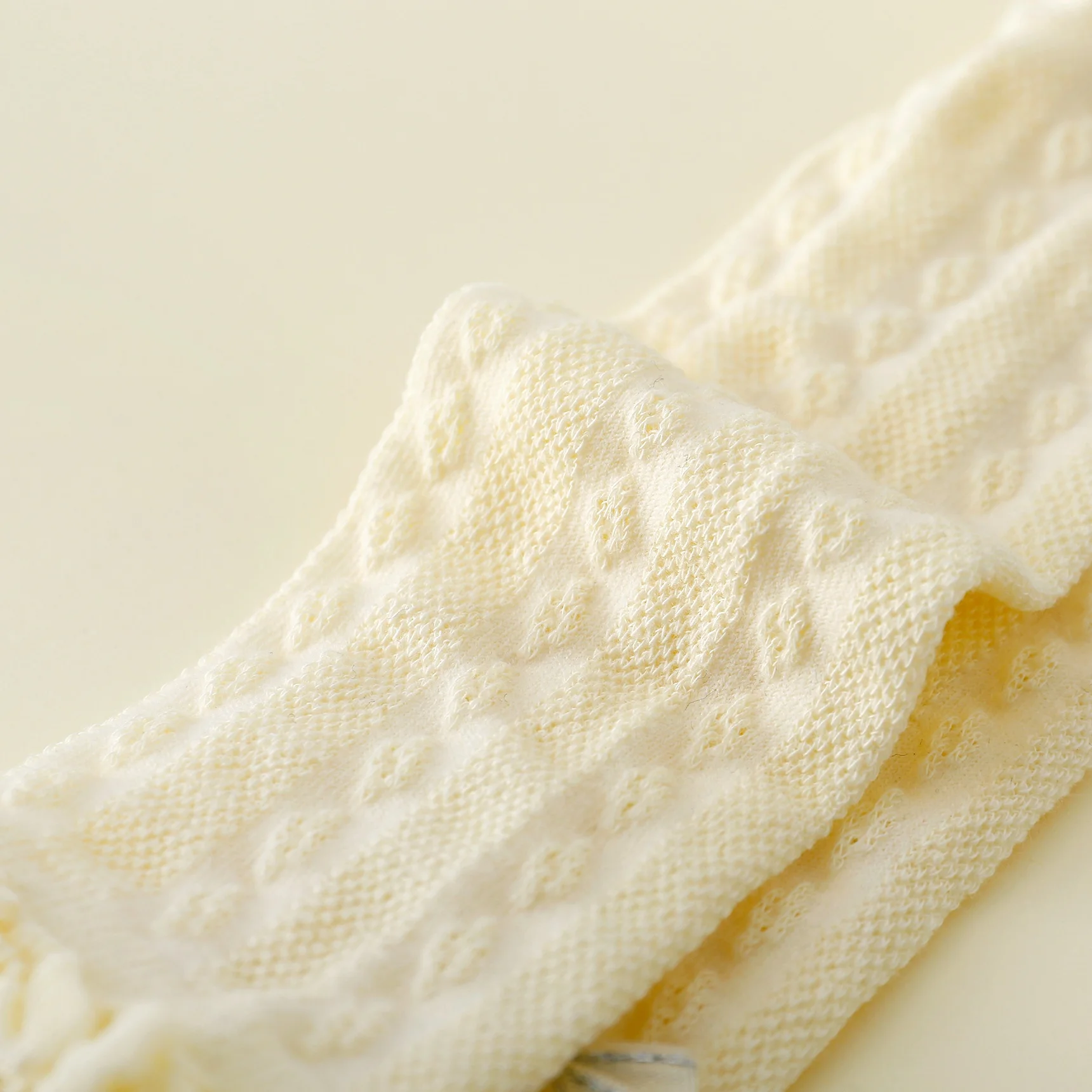 Pantimedias suaves de algodón para bebé con lazo – 0-24 meses - imagen 4