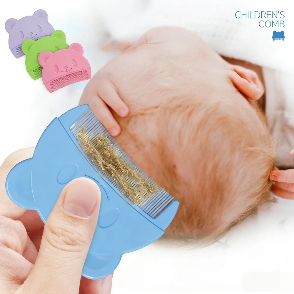 Cepillo para caspa de recién nacido con tacto suave para piel oso - imagen 4