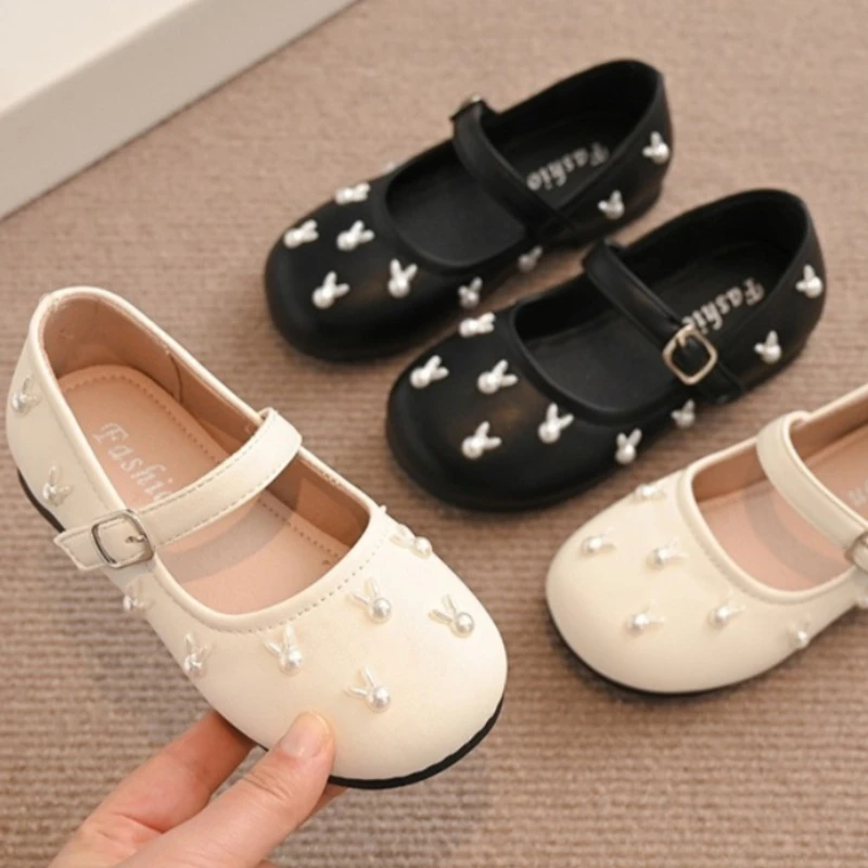 Zapatos de princesa para niña – Mocasines de cuero con lazo - imagen 2