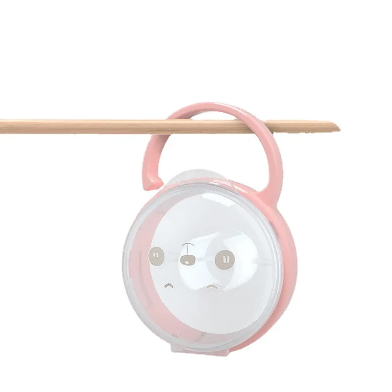 Portachupetes transparente con asa - Diseño panda para bebé - imagen 5