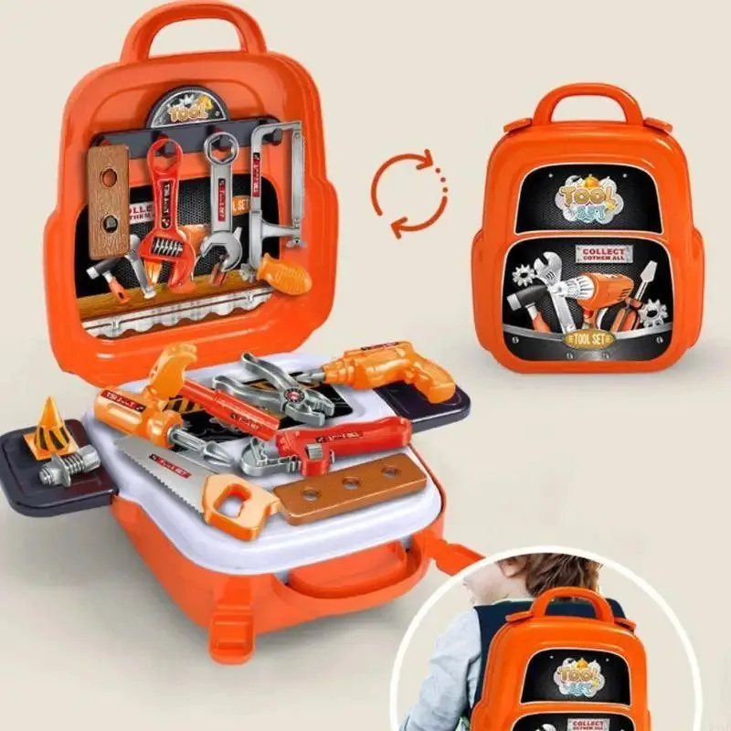Herramientas de juguete de construcción, juego de herramientas para niños, juego de herramientas para niños pequeños, juego de simulación