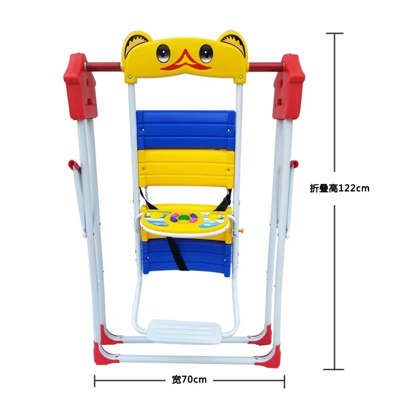 Columpio plegable para bebé, mecedora para exteriores, juego de juguetes para niños, silla colgante con música para niños de 1 a 6 años - imagen 2