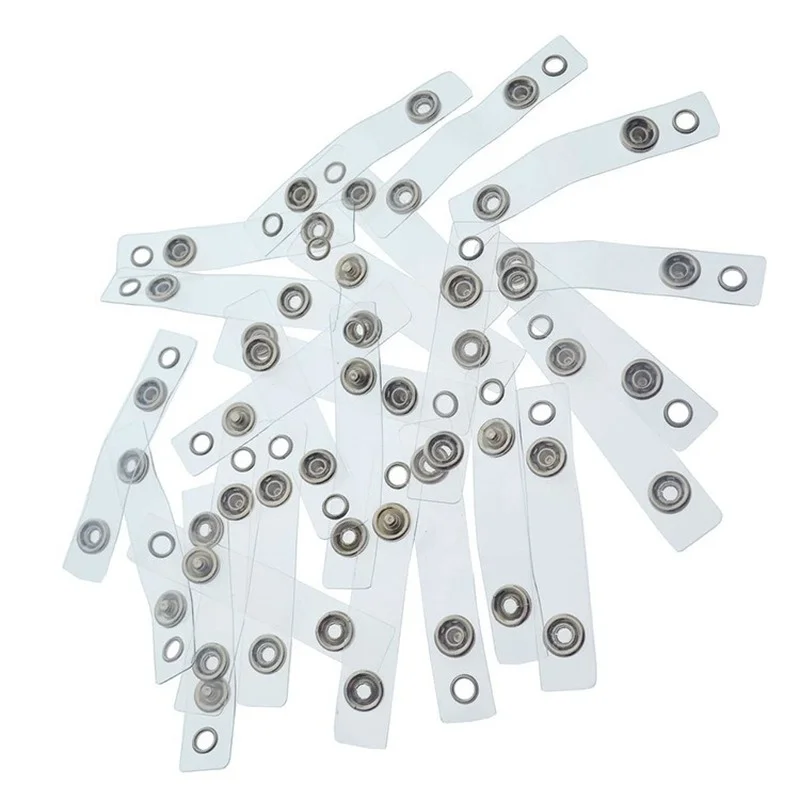 5 unids/lote, soporte para tarjetas de identificación transparente de alta calidad, cordón para Tarjeta De Nombre, llaveros, soporte para insignia, accesorios, soporte para credenciales