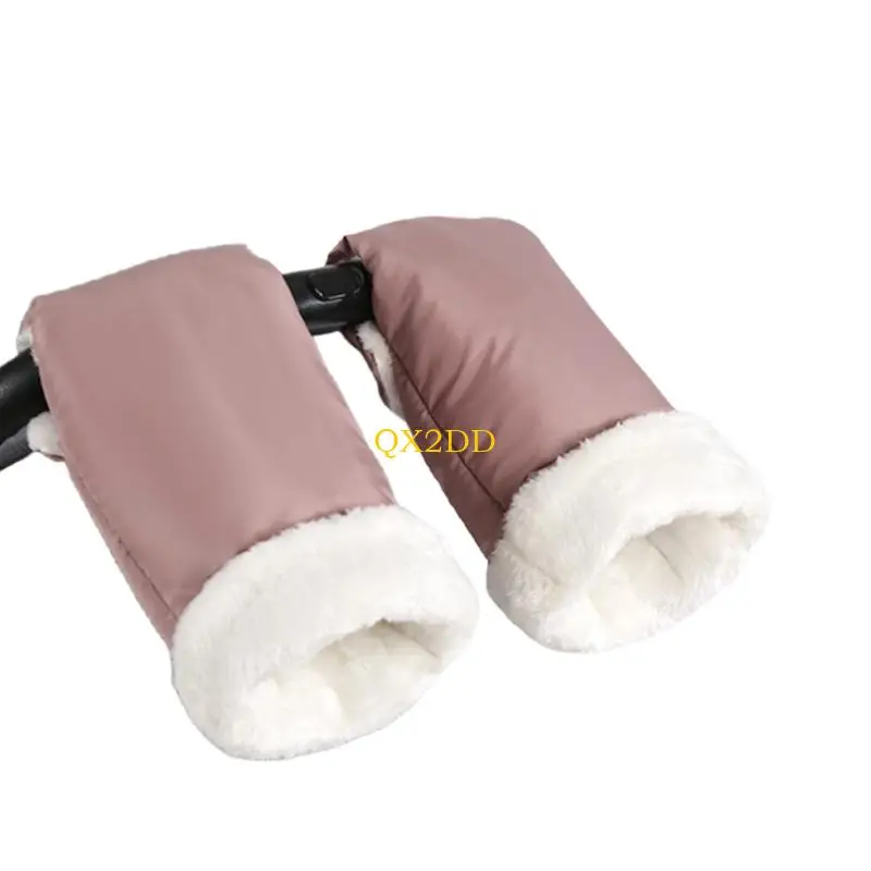 Manoplas impermeables para carrito de bebé con forro térmico - imagen 4