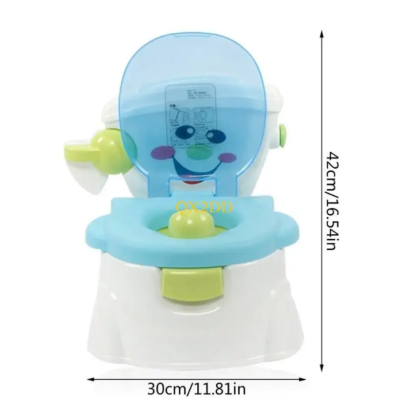 QX2D Reductor de baño para bebé – Diseño con dibujos animados - imagen 4