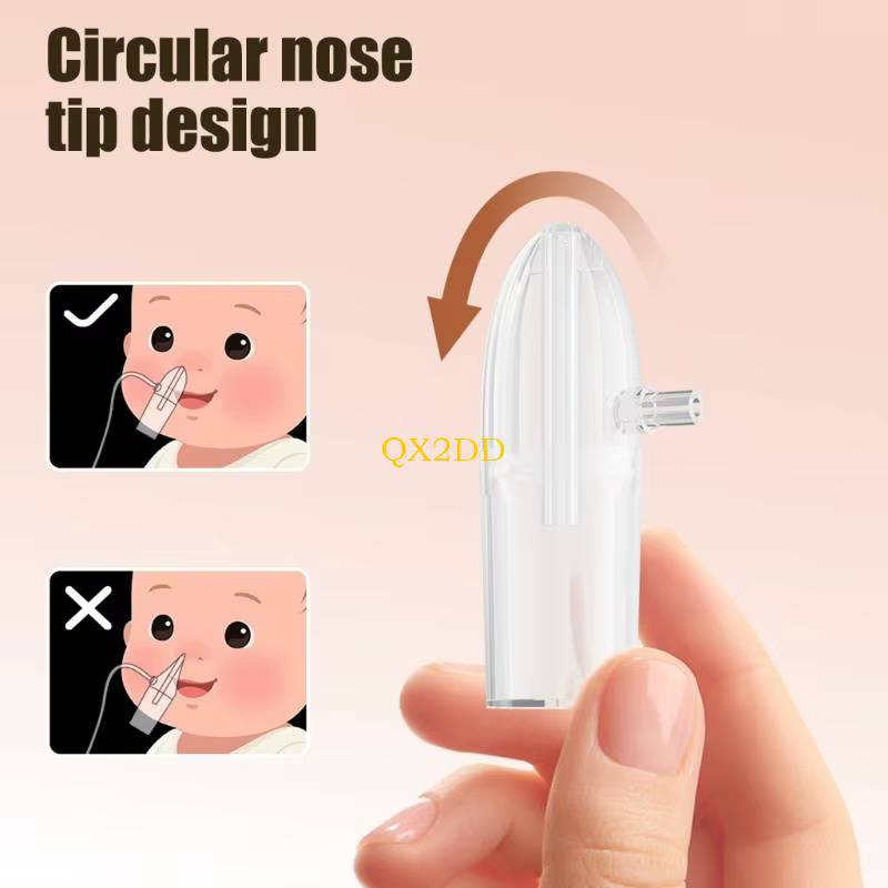 Aspirador nasal QX2D Cleaner – Bomba manual lavable para bebés - imagen 2
