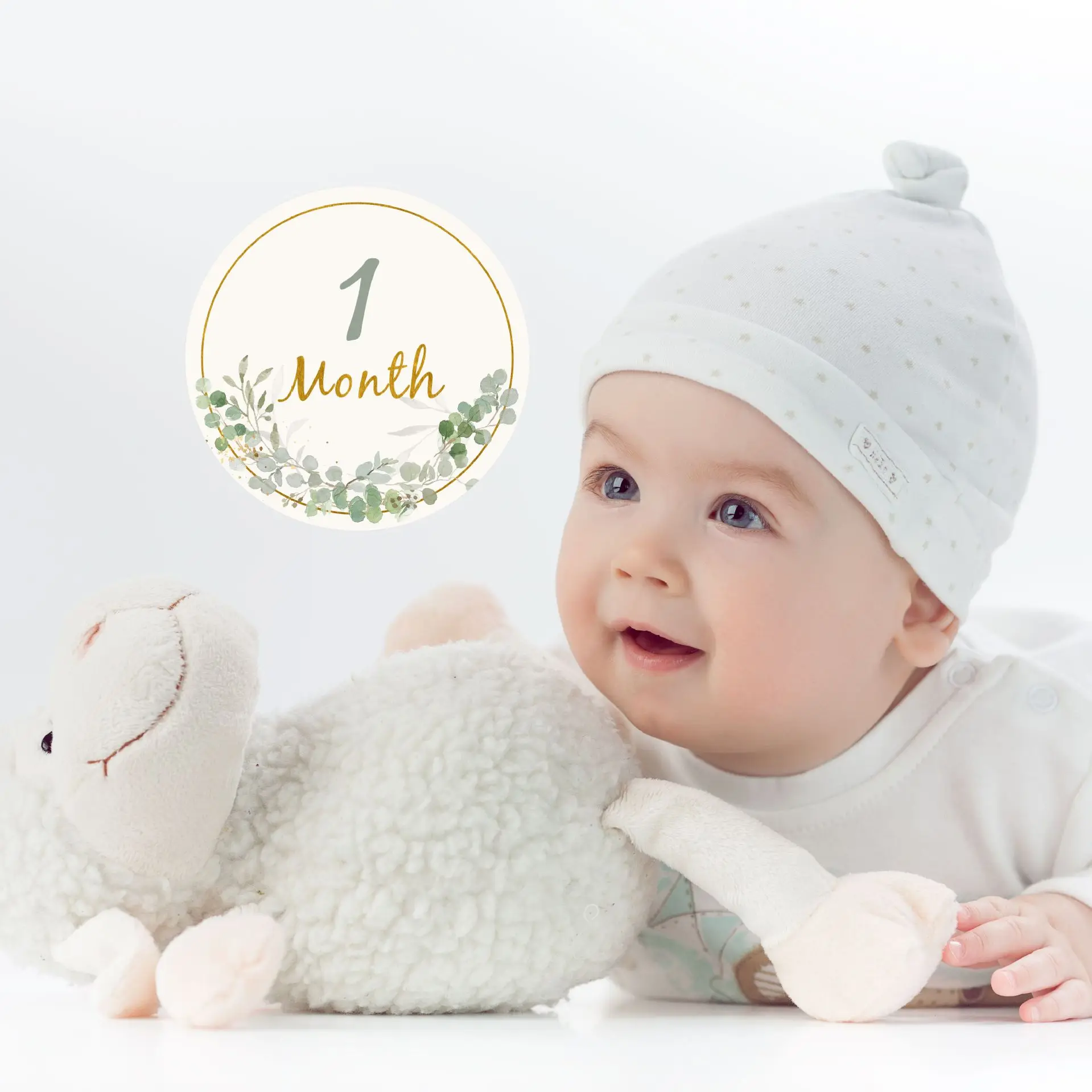 Tarjetas de cumpleaños para fotografía de bebés, 12 Uds., tarjeta de 1 a 12 meses, accesorios de fotografía para niños, regalo de decoración para fiesta de cumpleaños - imagen 3