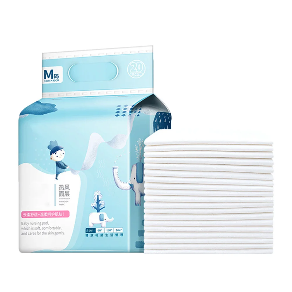 Almohadillas para cambiar pañales desechables, 20 piezas, impermeables, seguras y cómodas para bebés, niños y niñas, viaje en casa, Camping, uso, forro para cambiador - imagen 5